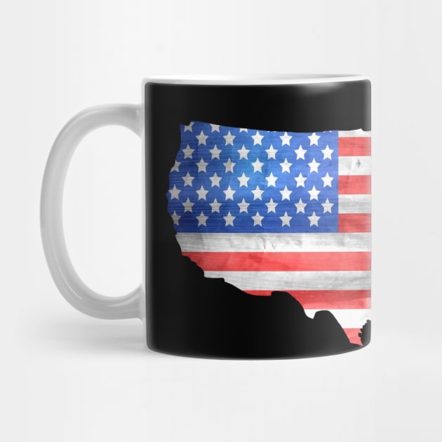 USA American Flag Patriotic For United States Merica by Tesla